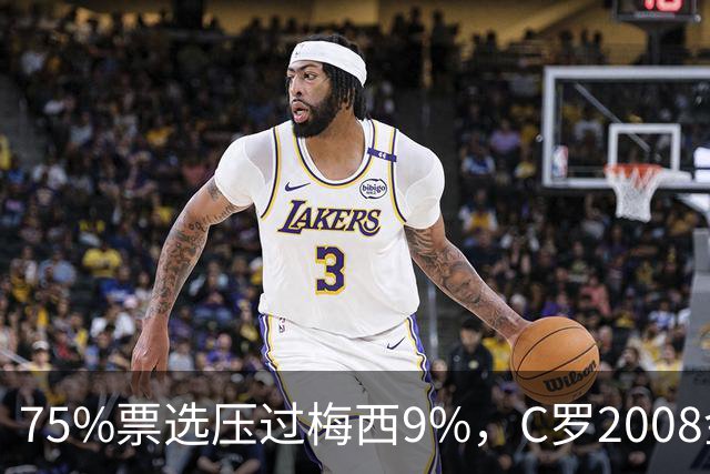75%票选压过梅西9%，C罗2008金球奖获评历史最佳